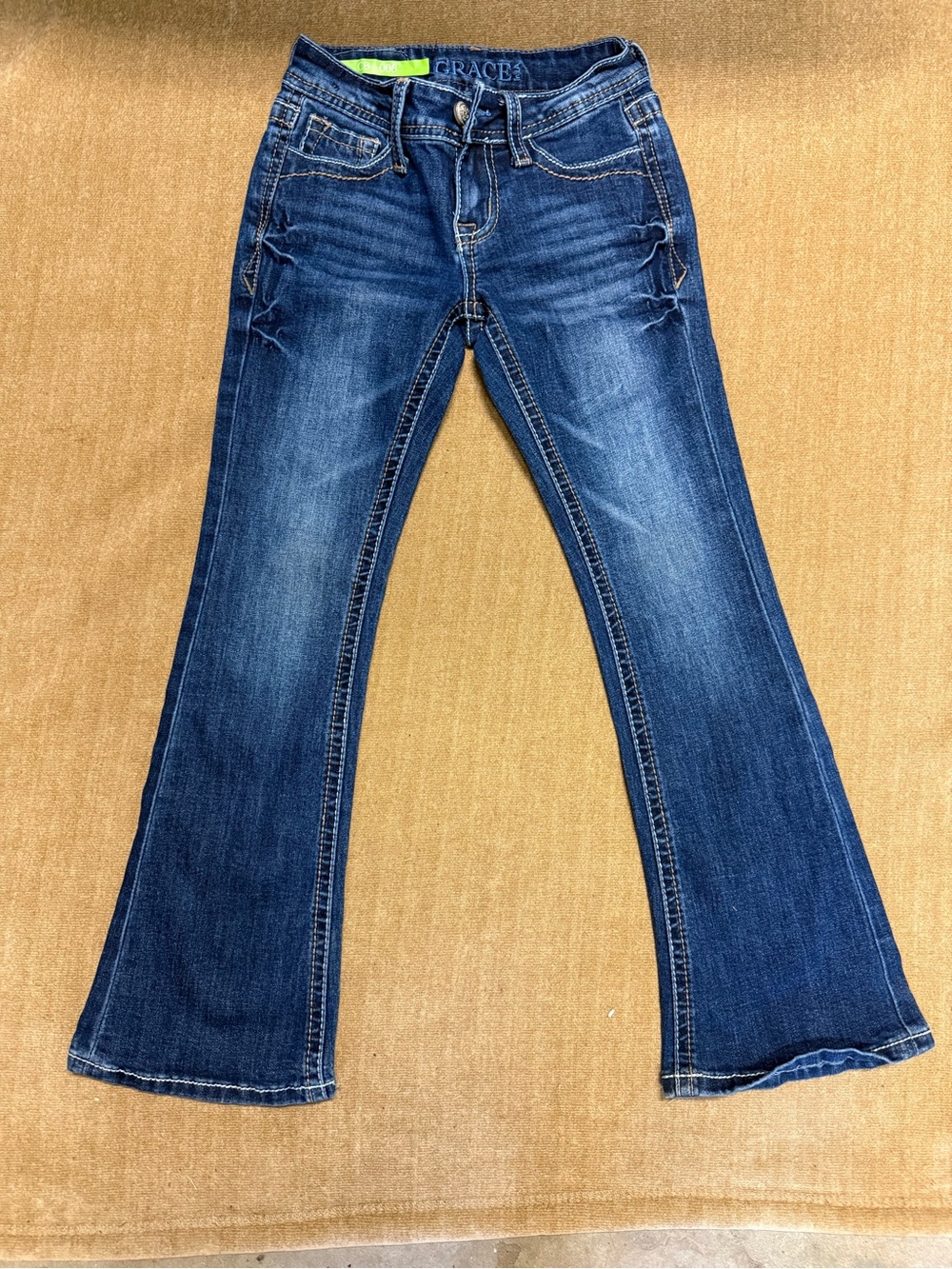 Grace Dark Blue Flare Jeans